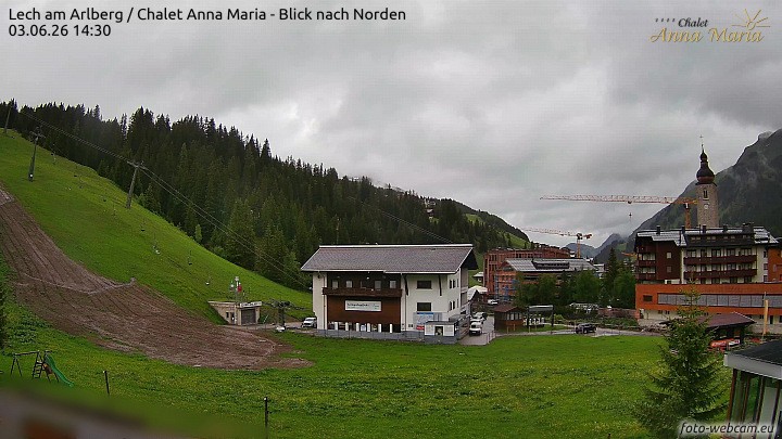 Archiv Foto Webcam Schlegelkopfareal, Lech