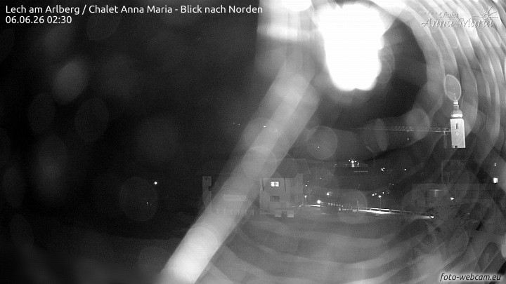 Archived image Webcam Lech (Chalet Anna Maria)