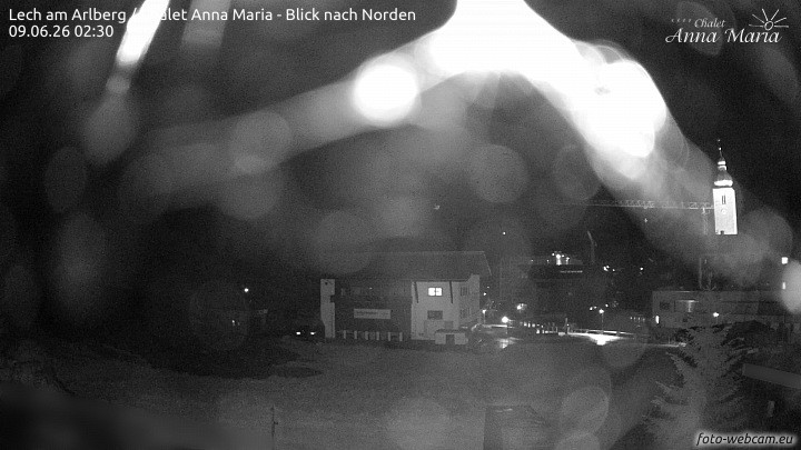 Archived image Webcam Lech (Chalet Anna Maria)