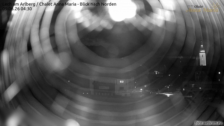 Archived image Webcam Lech (Chalet Anna Maria)