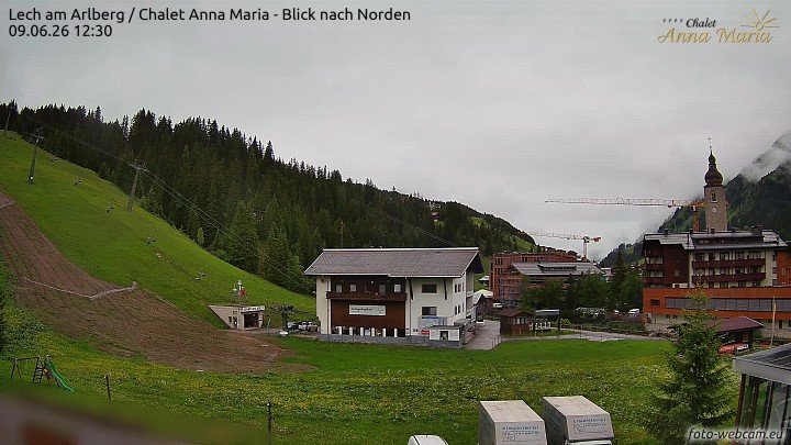 Archiv Foto Webcam Schlegelkopfareal, Lech