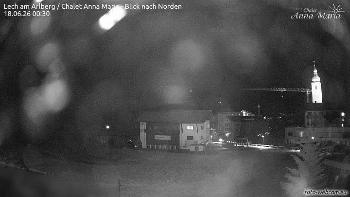 Archived image Webcam Lech (Chalet Anna Maria)