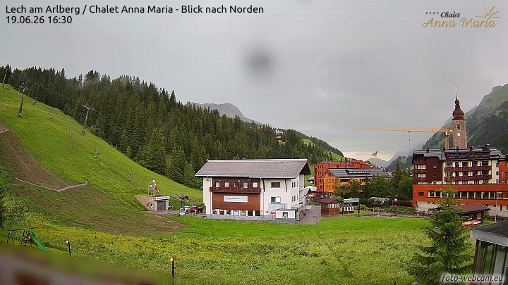 Archiv Foto Webcam Schlegelkopfareal, Lech