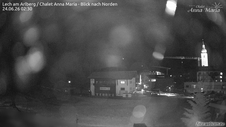 Archived image Webcam Lech (Chalet Anna Maria)