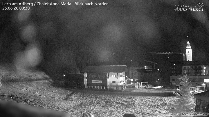 Archived image Webcam Lech (Chalet Anna Maria)