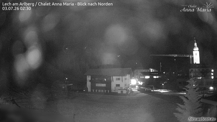 Archived image Webcam Lech (Chalet Anna Maria)