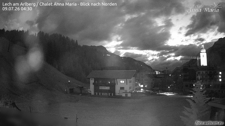 Archiv Foto Webcam Schlegelkopfareal, Lech