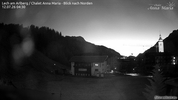 Archiv Foto Webcam Schlegelkopfareal, Lech