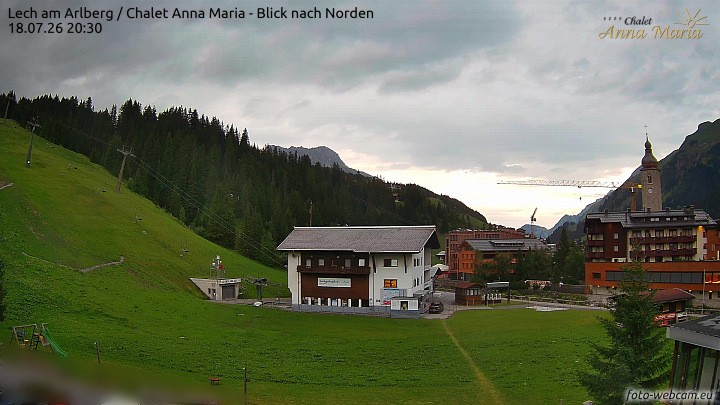 Archiv Foto Webcam Schlegelkopfareal, Lech