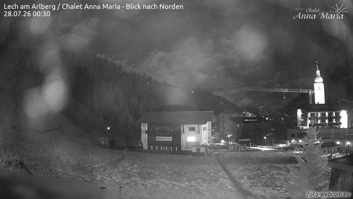 Archived image Webcam Lech (Chalet Anna Maria)