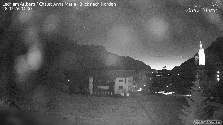 Archived image Webcam Lech (Chalet Anna Maria)