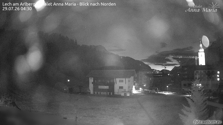 Archiv Foto Webcam Schlegelkopfareal, Lech