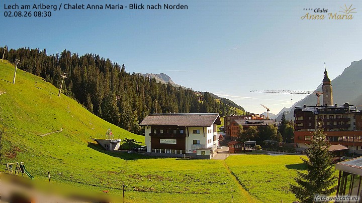 Archiv Foto Webcam Schlegelkopfareal, Lech