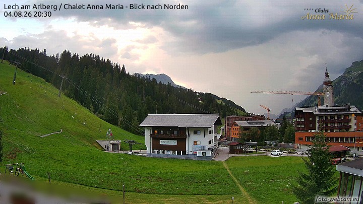 Archiv Foto Webcam Schlegelkopfareal, Lech