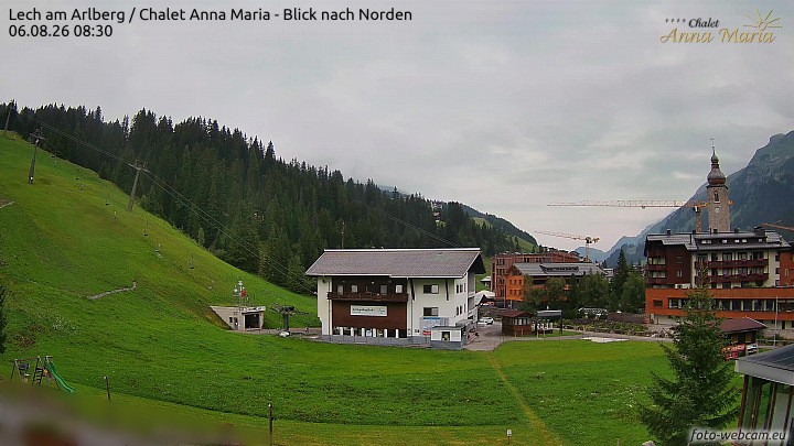 Archiv Foto Webcam Schlegelkopfareal, Lech
