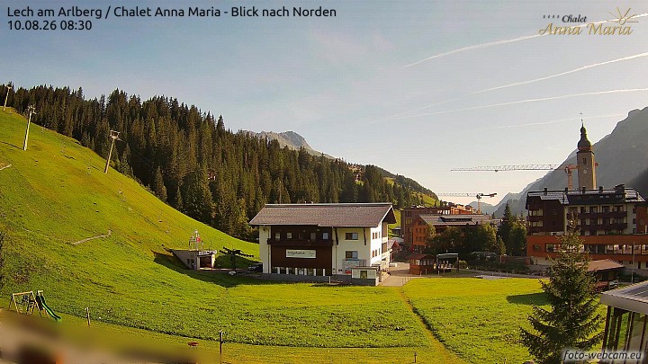 Archiv Foto Webcam Schlegelkopfareal, Lech