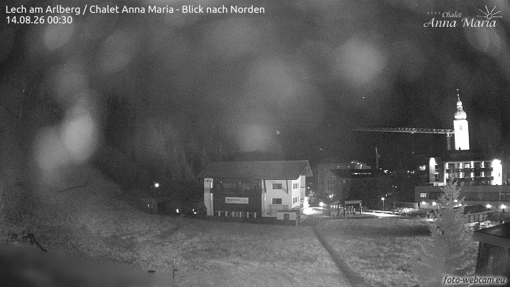 Archived image Webcam Lech (Chalet Anna Maria)