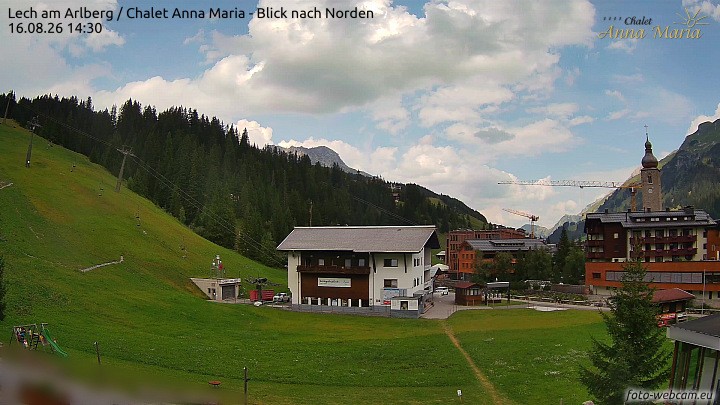 Archiv Foto Webcam Schlegelkopfareal, Lech