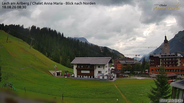 Archiv Foto Webcam Schlegelkopfareal, Lech