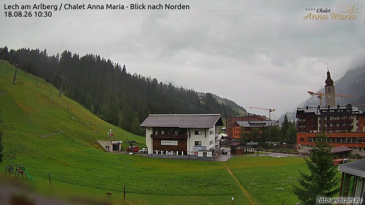 Archiv Foto Webcam Schlegelkopfareal, Lech