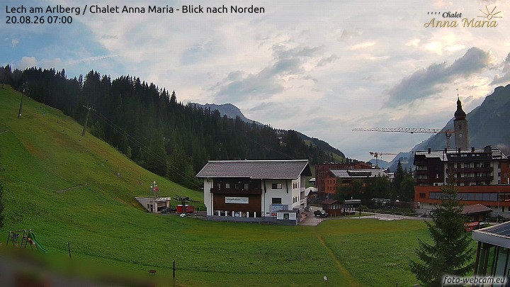 Archiv Foto Webcam Schlegelkopfareal, Lech