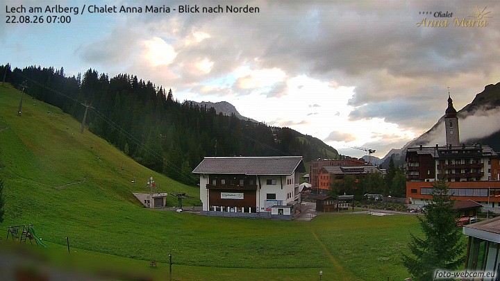Archiv Foto Webcam Schlegelkopfareal, Lech