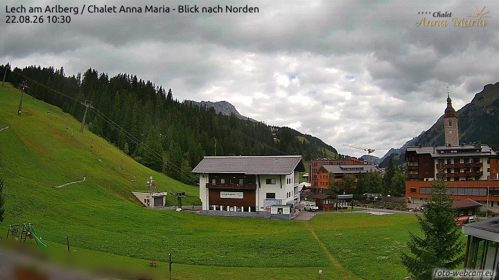 Archiv Foto Webcam Schlegelkopfareal, Lech