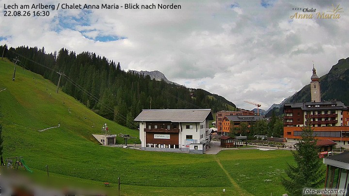 Archiv Foto Webcam Schlegelkopfareal, Lech