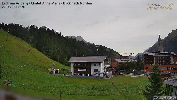Archiv Foto Webcam Schlegelkopfareal, Lech