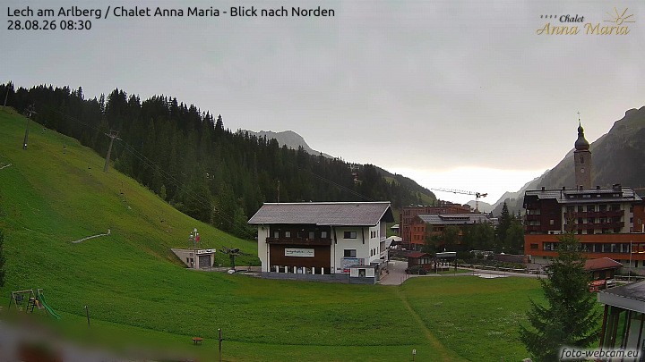 Archiv Foto Webcam Schlegelkopfareal, Lech