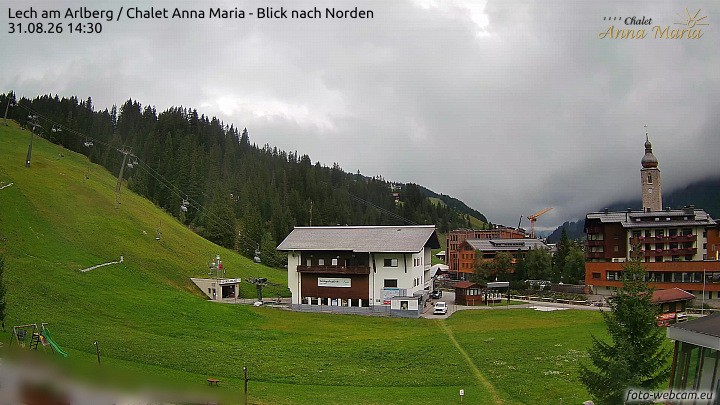 Archiv Foto Webcam Schlegelkopfareal, Lech