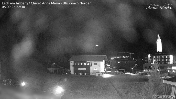 Archived image Webcam Lech (Chalet Anna Maria)