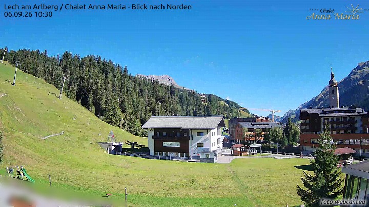 Archiv Foto Webcam Schlegelkopfareal, Lech