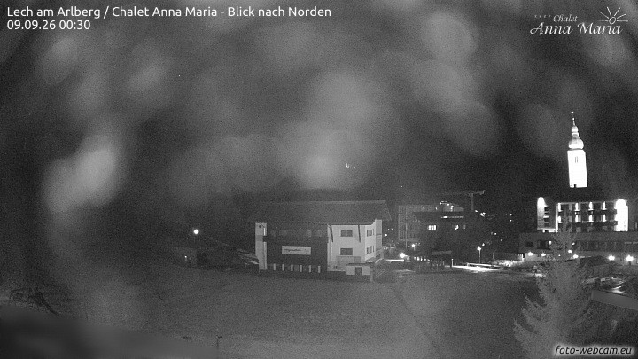 Archived image Webcam Lech (Chalet Anna Maria)