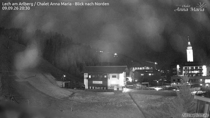 Archived image Webcam Lech (Chalet Anna Maria)