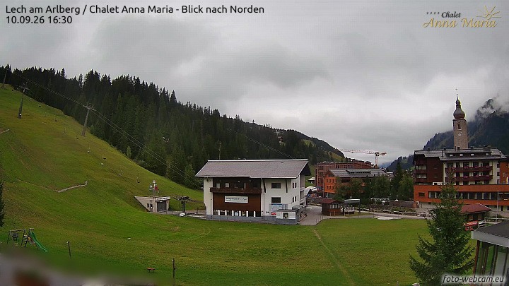 Archiv Foto Webcam Schlegelkopfareal, Lech