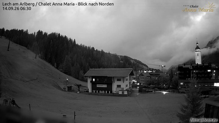 Archiv Foto Webcam Schlegelkopfareal, Lech