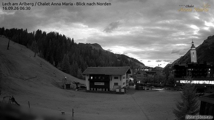 Archiv Foto Webcam Schlegelkopfareal, Lech