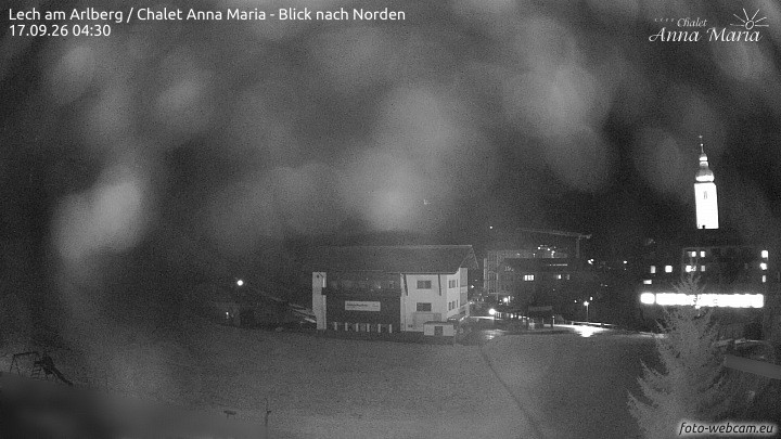 Archived image Webcam Lech (Chalet Anna Maria)