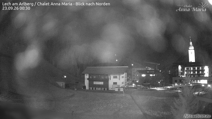 Archived image Webcam Lech (Chalet Anna Maria)