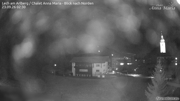 Archived image Webcam Lech (Chalet Anna Maria)