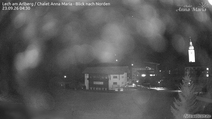 Archived image Webcam Lech (Chalet Anna Maria)