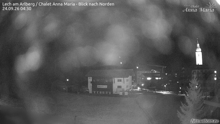 Archived image Webcam Lech (Chalet Anna Maria)