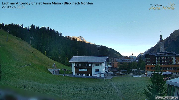 Archiv Foto Webcam Schlegelkopfareal, Lech