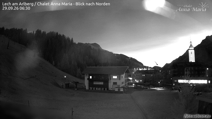 Archiv Foto Webcam Schlegelkopfareal, Lech