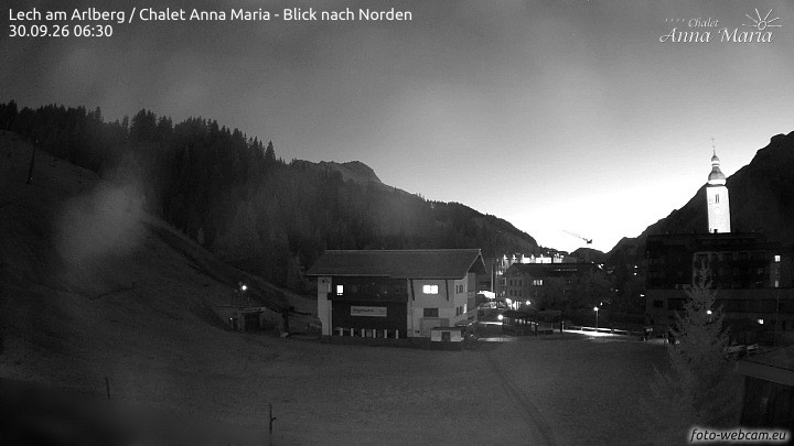 Archiv Foto Webcam Schlegelkopfareal, Lech
