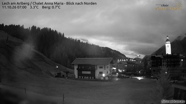 Archiv Foto Webcam Schlegelkopfareal, Lech