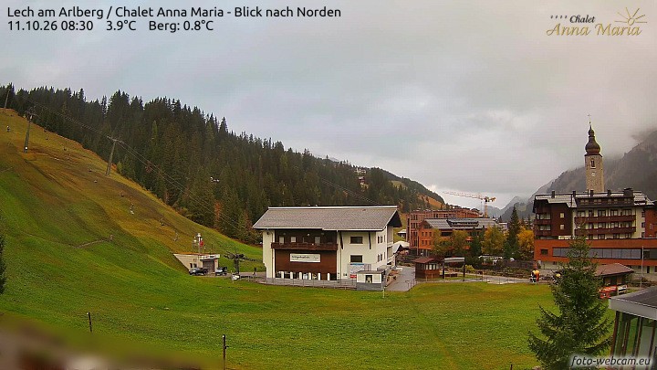 Archiv Foto Webcam Schlegelkopfareal, Lech