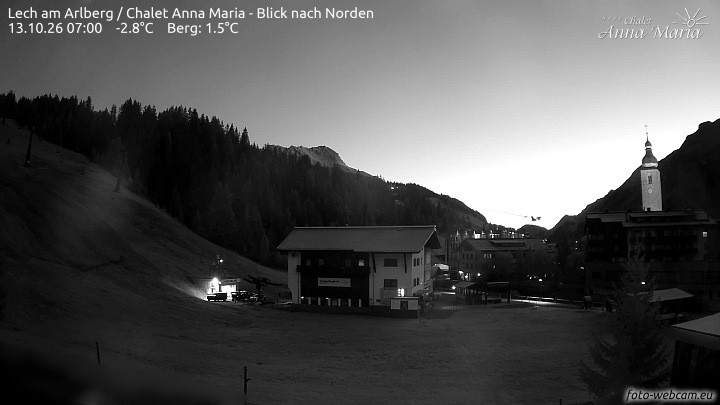 Archiv Foto Webcam Schlegelkopfareal, Lech