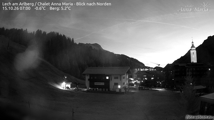 Archiv Foto Webcam Schlegelkopfareal, Lech